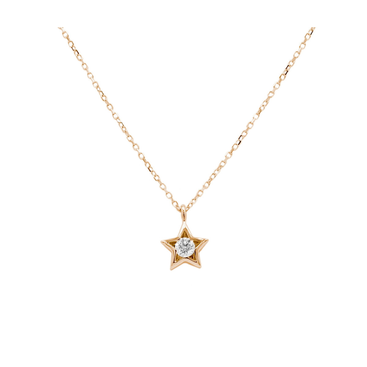 Gold and diamond pendant