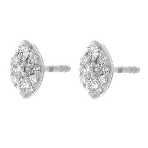 Gold and diamonds earrings