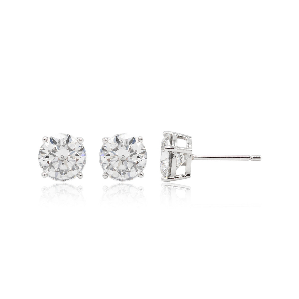 Fusion & solitaire earrings