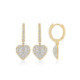 Pendientes Heart