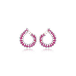 Ruby earrings