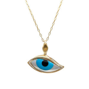 Pendant in gold and diamonds