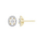 Gold and diamonds earrings